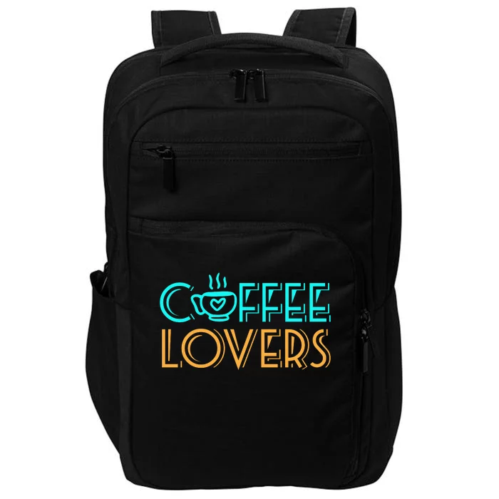 Coffee Lovers Graphic Impact Tech Backpack