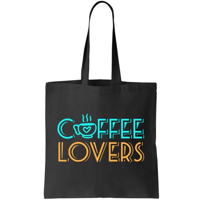 Coffee Lovers Graphic Tote Bag