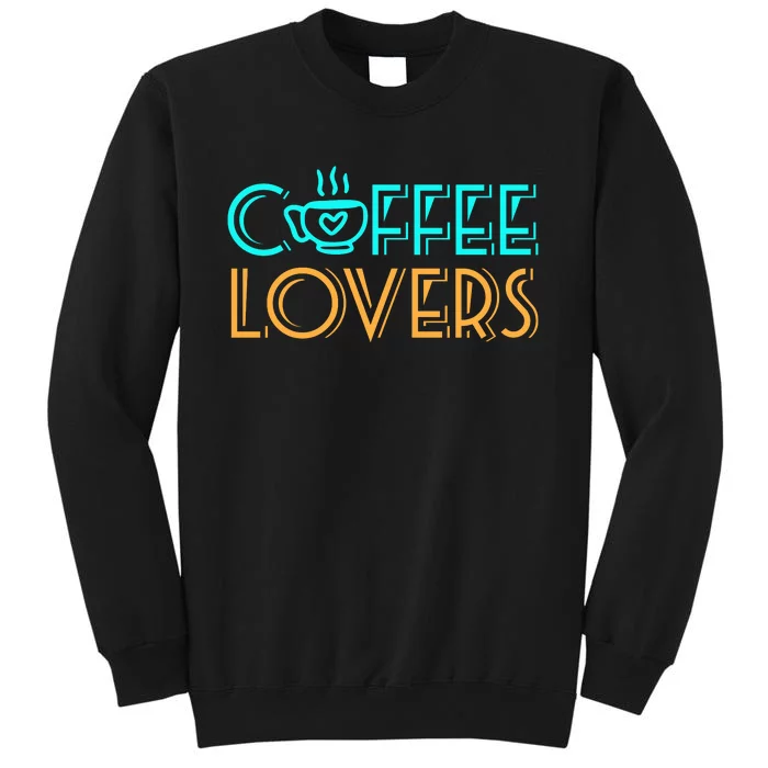 Coffee Lovers Graphic Tall Sweatshirt