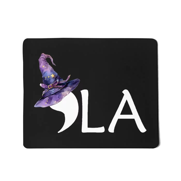 Comma La Halloween Hat 2024 Kamala Harris Funny Halloween Premium Mousepad