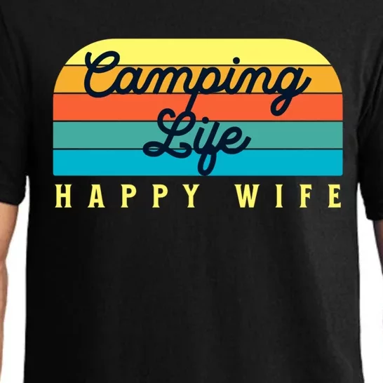 Camping Life Happy Wife Gift Pajama Set