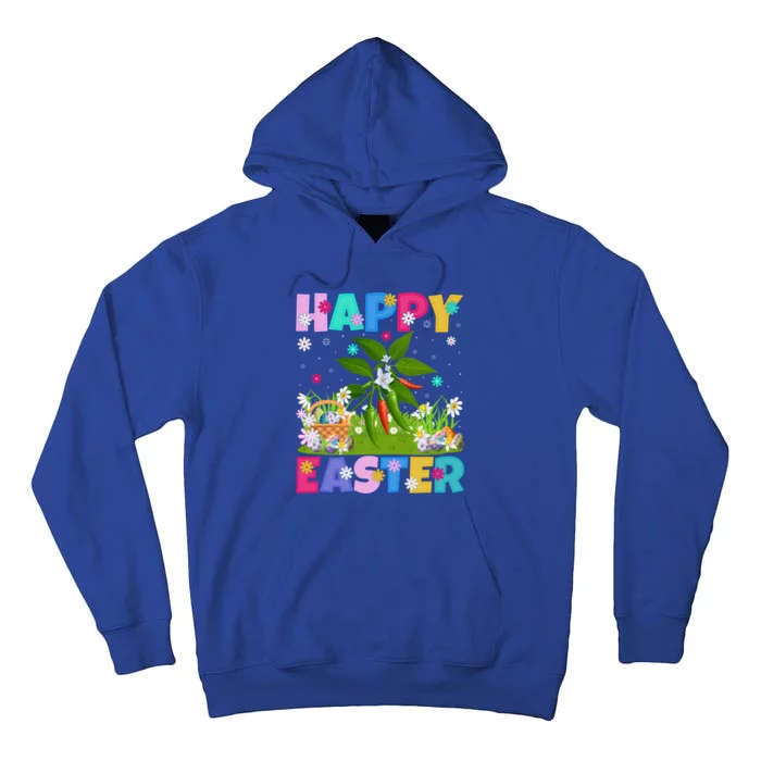 Chili Lover Happy Easter Bunny Chili Easter Sunday Cute Gift Tall Hoodie