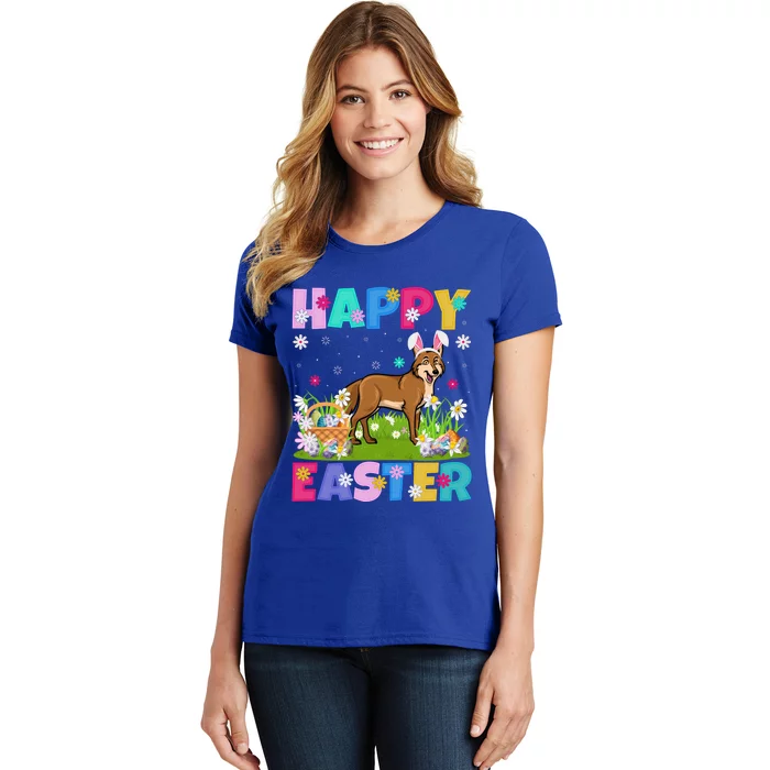 Coyote Lover Happy Easter Bunny Coyote Easter Sunday Cute Gift Women's T-Shirt