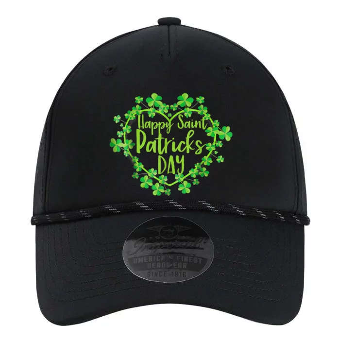 Cute Lucky Heart Shamrock Happy St Patricks Day Family Heart Performance The Dyno Cap