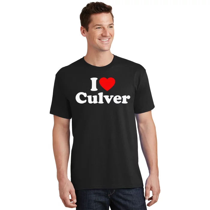 Culver Love Heart College University Alumni T-Shirt