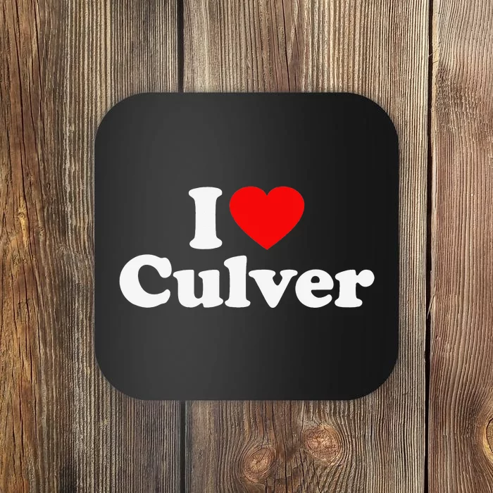 Culver Love Heart College University Alumni Coaster