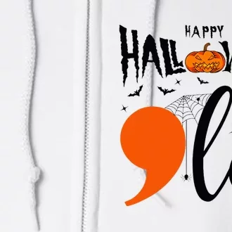 Comma +  La Happy Halloween Kamala Harris 2024 Full Zip Hoodie