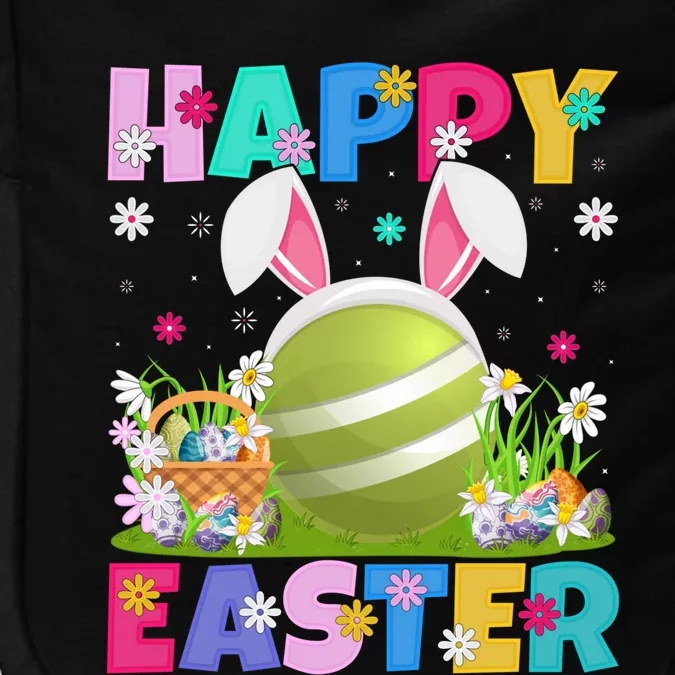 Croquet Lover Happy Easter Bunny Croquet Easter Sunday Gift Impact Tech Backpack