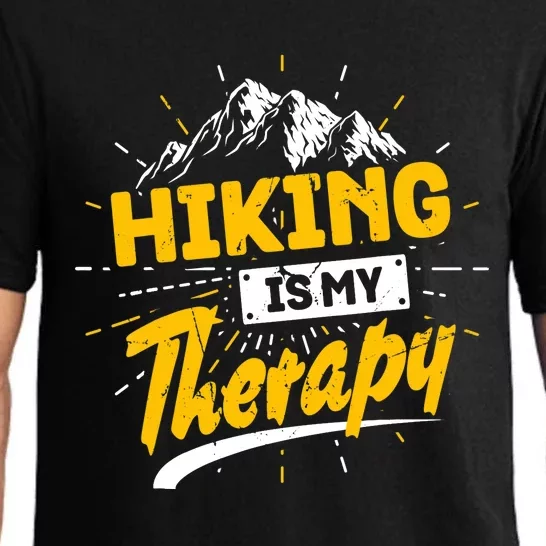 Camping Life Hiking Is My Therapy Trekking Wanderlust Hiker Pajama Set