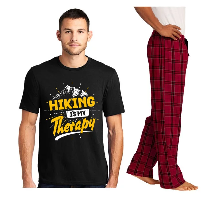 Camping Life Hiking Is My Therapy Trekking Wanderlust Hiker Pajama Set