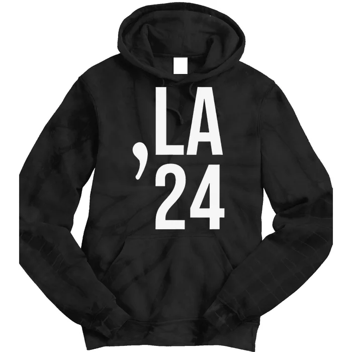 Comma La Harris Kamala Harris First Woman President 2024 Tie Dye Hoodie