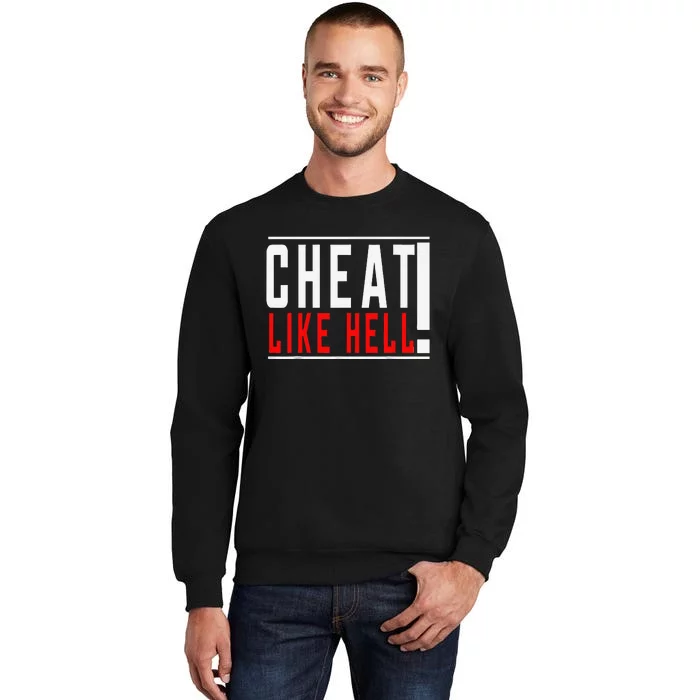 Cheat Like Hell Anti Harris Walz 2024 Election Trump Vance Sweatshirt