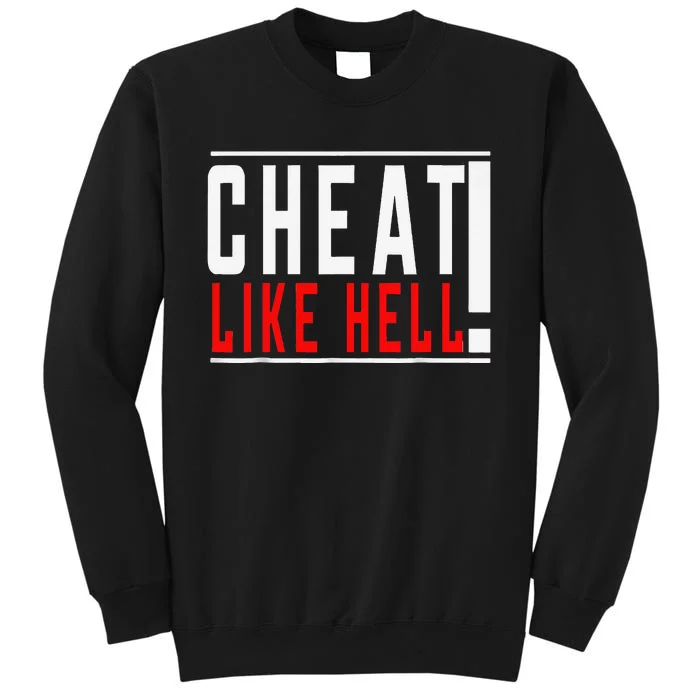 Cheat Like Hell Anti Harris Walz 2024 Election Trump Vance Sweatshirt