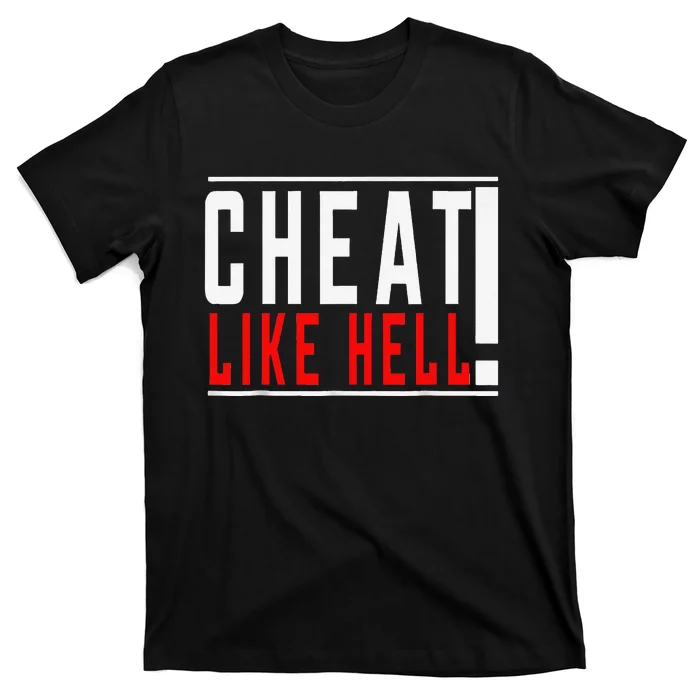 Cheat Like Hell Anti Harris Walz 2024 Election Trump Vance T-Shirt