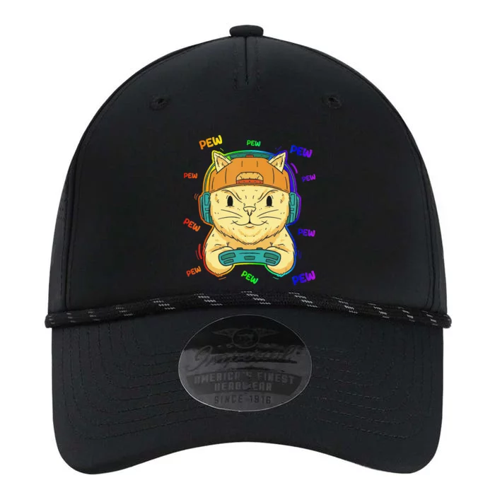 Cat Lover I Cat Owner I Video Gaming Nerd I Gamer Cat Performance The Dyno Cap