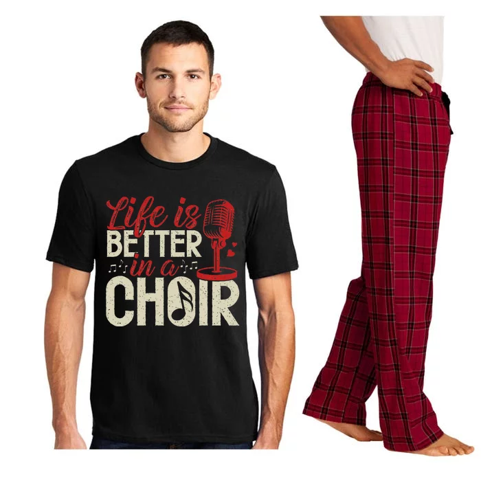 Choir Life Is Better Funny Music Group Singer Choir Teachers Pajama Set