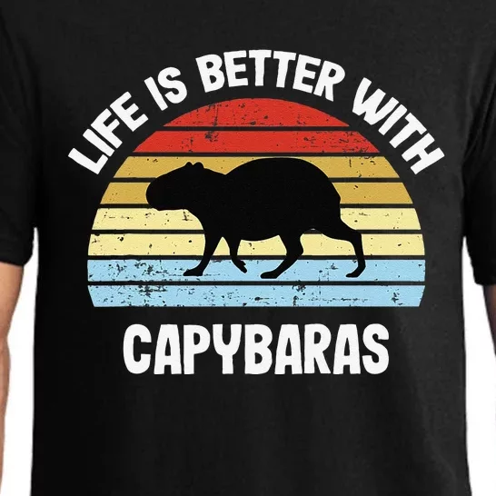 Capybara Life is Better With Capybaras Pajama Set