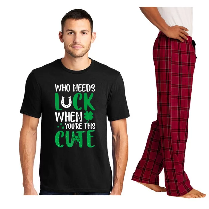 Cute Luck Ireland Irish Proud St Patrick Day Pajama Set