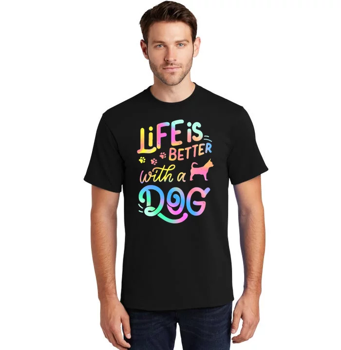 Chihuahua Life is Better with my Dog Mom Dad Tall T-Shirt