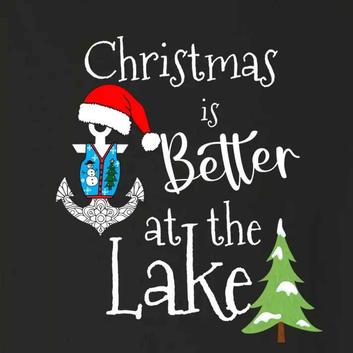 Christmas Life Is Better At The Lake House Home Lodge Tops Toddler Long Sleeve Shirt