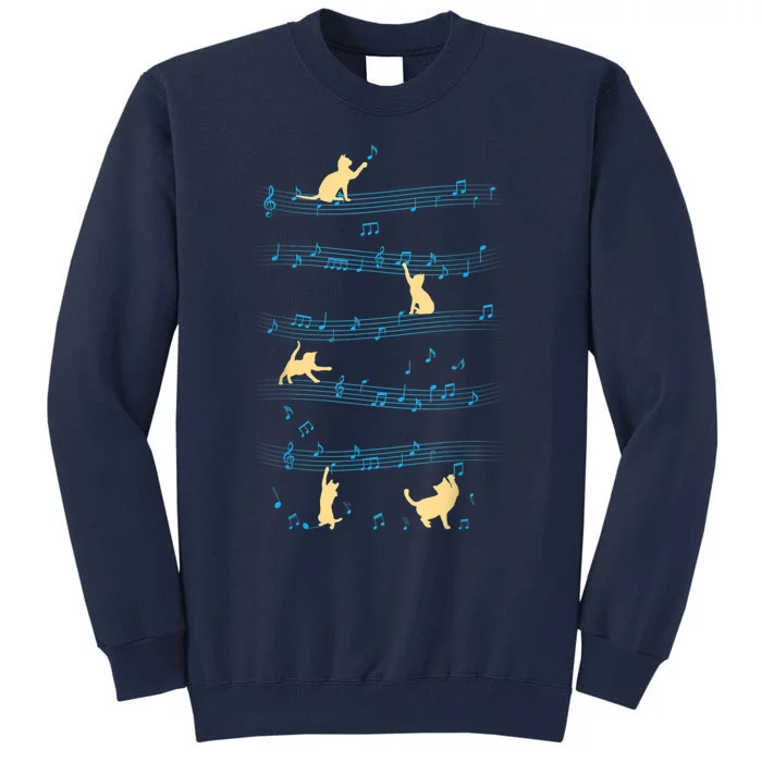 Cat Lover Instrumentalist Music Musician Musical Instrument Tall Sweatshirt