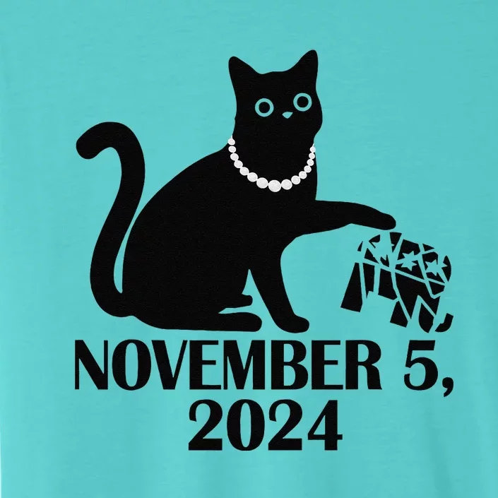 Cat Ladies In November 5 For Kamala Harris 2024 Election ChromaSoft Performance T-Shirt