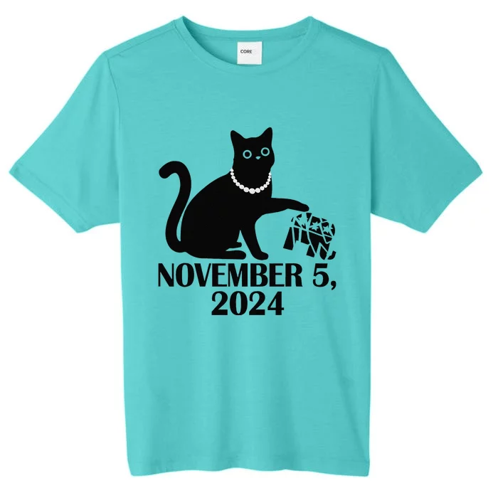 Cat Ladies In November 5 For Kamala Harris 2024 Election ChromaSoft Performance T-Shirt