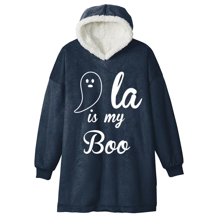 Comma + La Is My Boo Cute Gift Kamala Is My Boo Halloween Gift Hooded Wearable Blanket