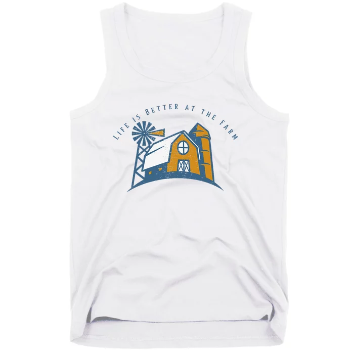 Cute Life Is Better At The FarmBarn Windmill Silo Tank Top