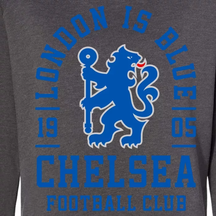 Cool London Is Blue Chelsea Football Soccer Club Womens California Wash Sweatshirt