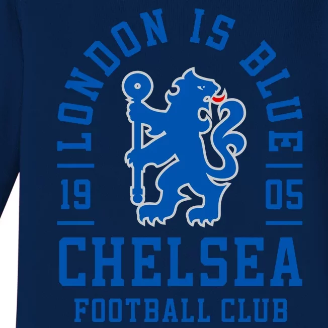 Cool London Is Blue Chelsea Football Soccer Club Baby Long Sleeve Bodysuit