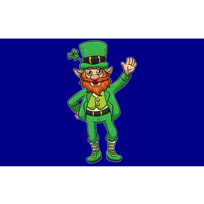 Cute Leprechaun Image St Patricks Day Lucky Shamrock Drawing Cute Gift Bumper Sticker