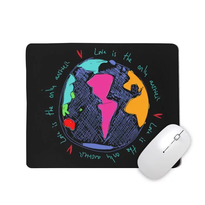 C.O.L.D.P.L.A.Y Love Is The Only Answer Amazon Exclusive Mousepad