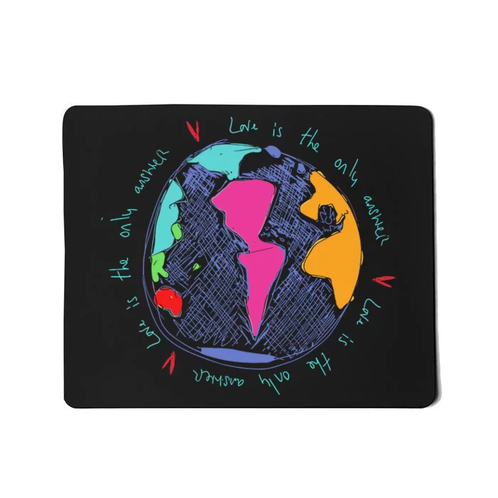 C.O.L.D.P.L.A.Y Love Is The Only Answer Amazon Exclusive Mousepad