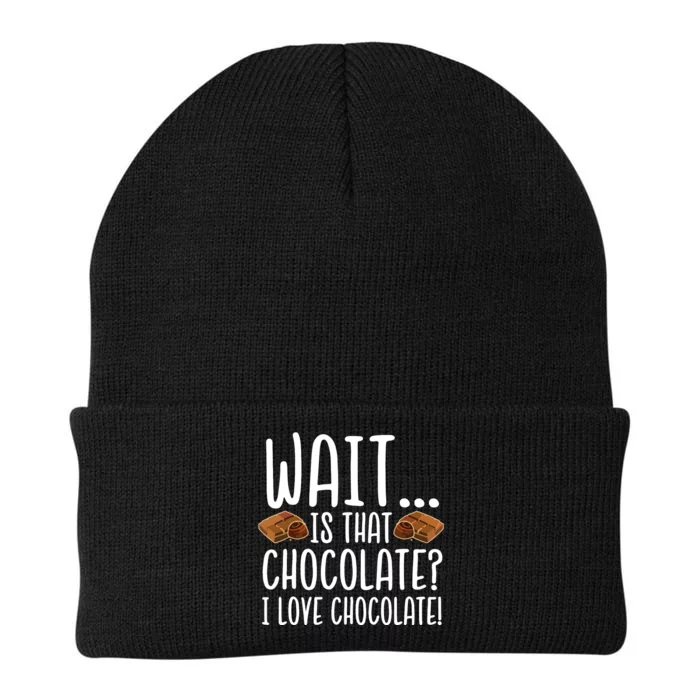 Chocolate Lover Is That Chocolate I Love Chocolate Knit Cap Winter Beanie