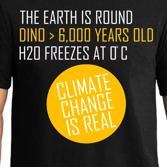 Climate Change is Real Science Facts Pajama Set