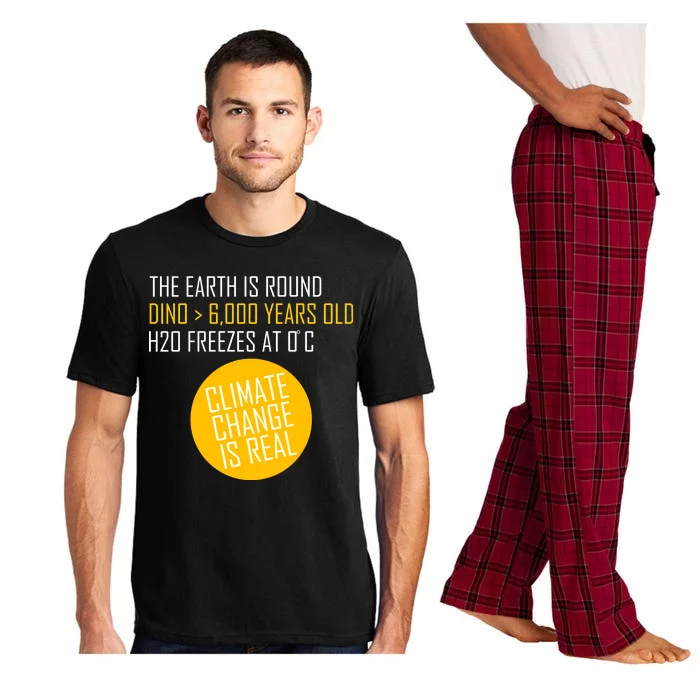 Climate Change is Real Science Facts Pajama Set