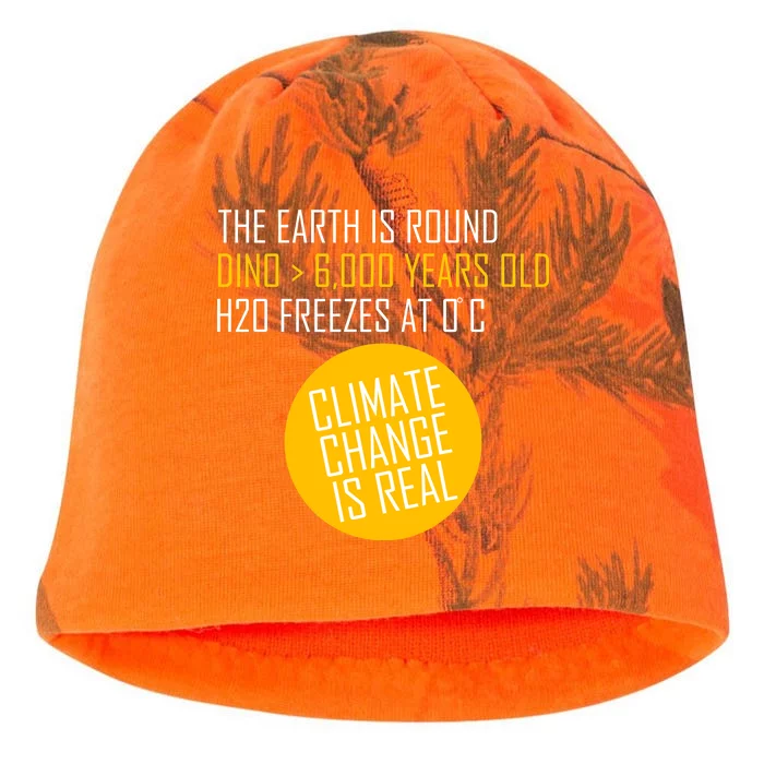 Climate Change is Real Science Facts Kati - Camo Knit Beanie