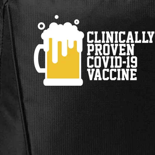 Clinically Proven covid-19 Vaccine Funny City Backpack