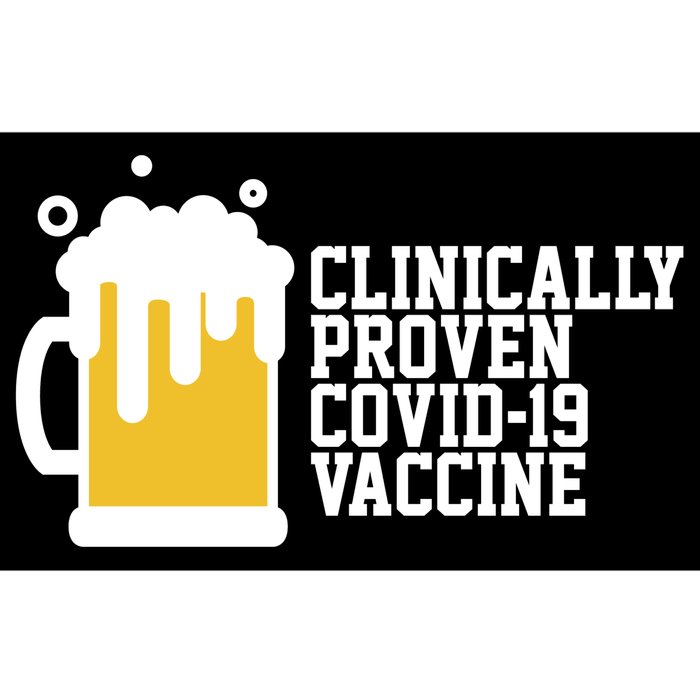 Clinically Proven covid-19 Vaccine Funny Bumper Sticker