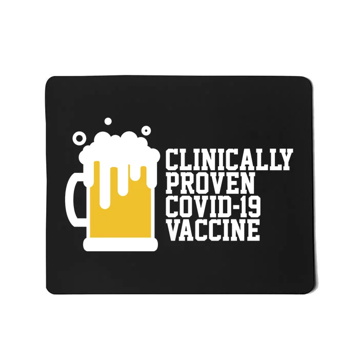 Clinically Proven covid-19 Vaccine Funny Mousepad