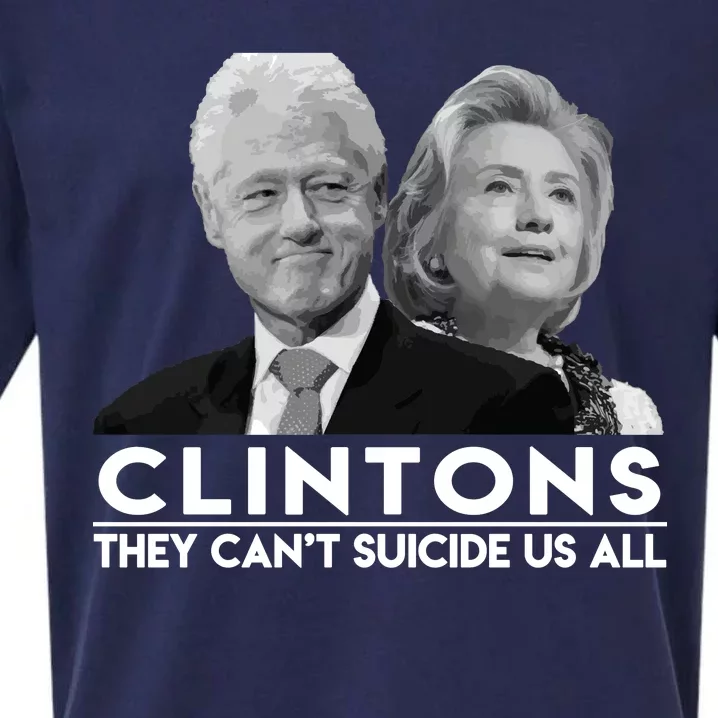 Clintons They Can't Suicide Us All Sueded Cloud Jersey T-Shirt