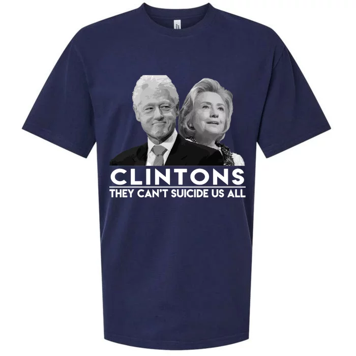 Clintons They Can't Suicide Us All Sueded Cloud Jersey T-Shirt