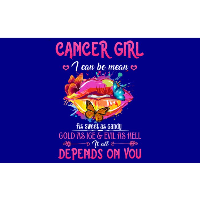 Cancer Lips June July Queen Birthday Zodiac Astrology Cool Gift Bumper Sticker