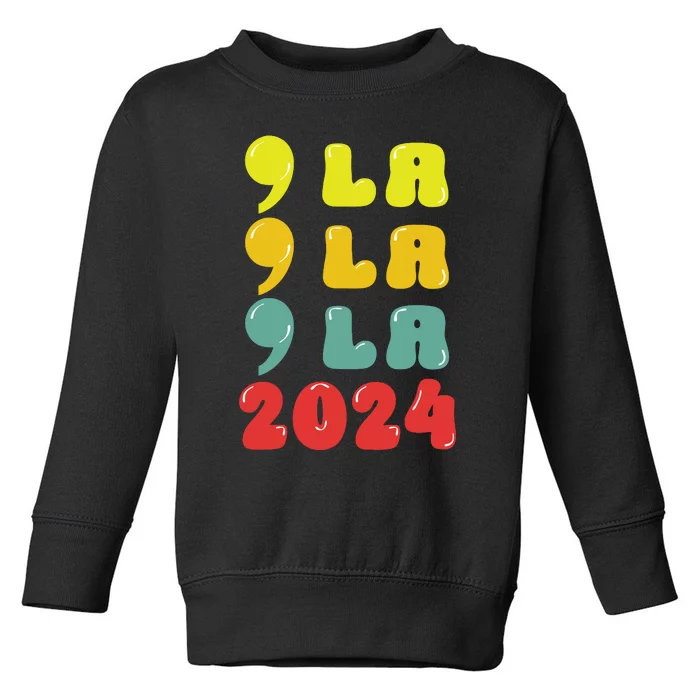 Comma La Kamala Harris Toddler Sweatshirt