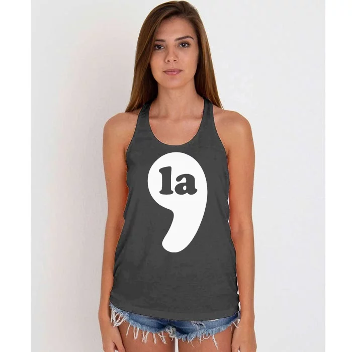 Comma La Kamala Harris Women's Knotted Racerback Tank