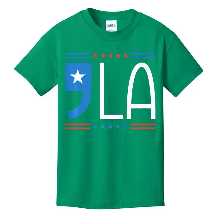 Comma La Kamala Harris Kids T-Shirt