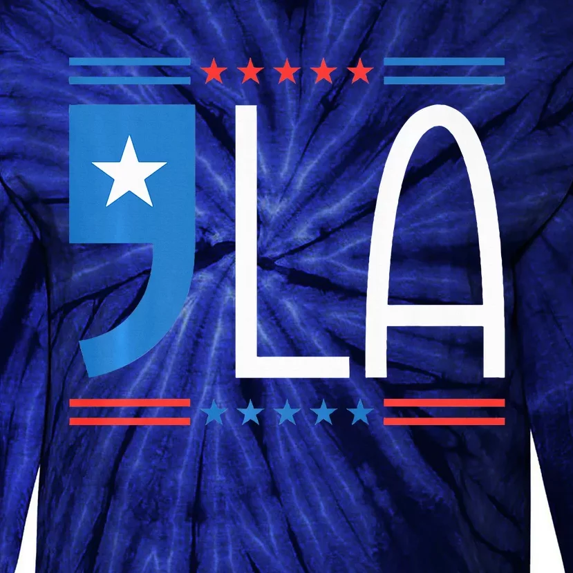 Comma La Kamala Harris Tie-Dye Long Sleeve Shirt