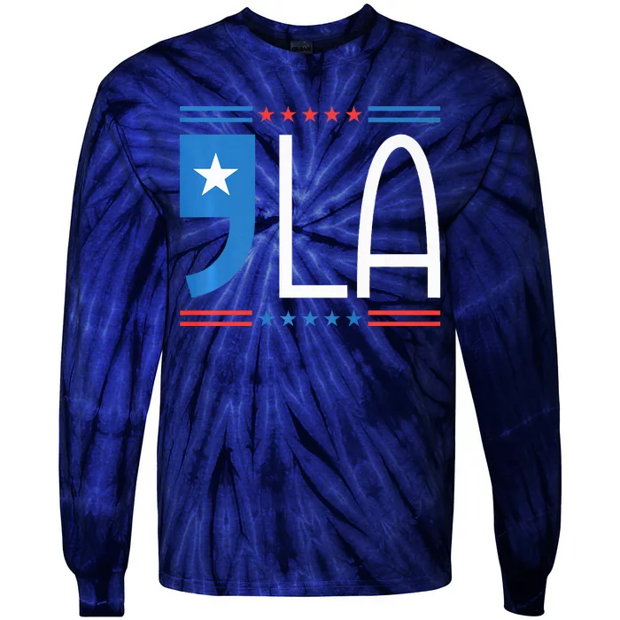 Comma La Kamala Harris Tie-Dye Long Sleeve Shirt