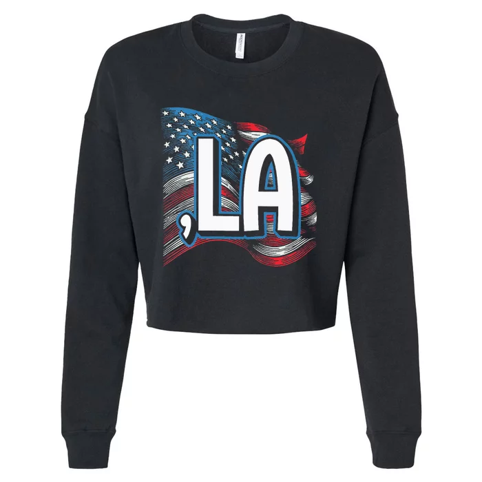 Comma La Kamala Harris 2024 Cropped Pullover Crew